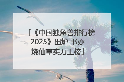《中国独角兽排行榜2025》出炉 书亦烧仙草实力上榜