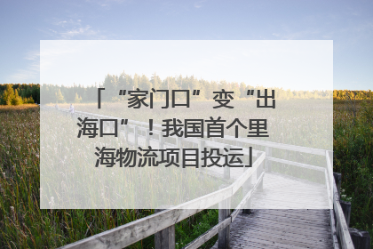 “家门口”变“出海口”！我国首个里海物流项目投运