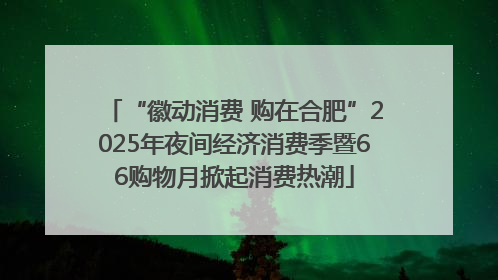 “徽动消费 购在合肥”2025年夜间经济消费季暨66购物月掀起消费热潮