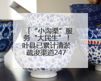 “小沟渠”服务“大民生”！叶县已累计清淤疏浚渠道247.79公里