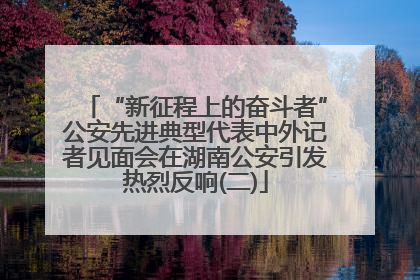 “新征程上的奋斗者”公安先进典型代表中外记者见面会在湖南公安引发热烈反响(二)