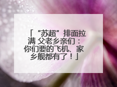 “苏超”排面拉满 父老乡亲们：你们要的飞机、家乡舰都有了！