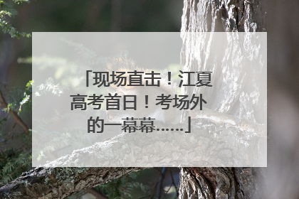 现场直击！江夏高考首日！考场外的一幕幕……