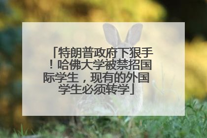 特朗普政府下狠手！哈佛大学被禁招国际学生，现有的外国学生必须转学