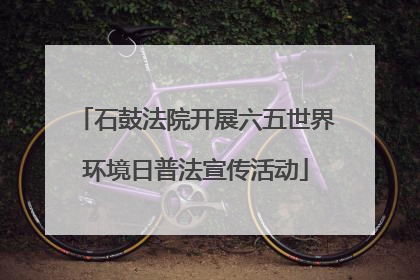 石鼓法院开展六五世界环境日普法宣传活动
