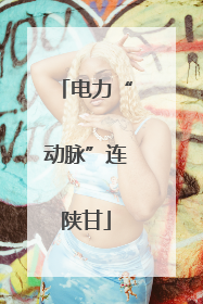 电力“动脉”连陕甘