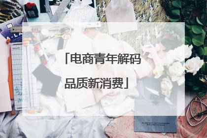 电商青年解码品质新消费