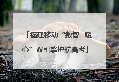 福建移动“数智+暖心”双引擎护航高考