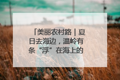 美丽农村路｜夏日去海边，温岭有条“浮”在海上的公路你去过吗？