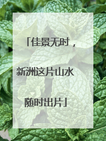 佳景无时，新洲这片山水随时出片
