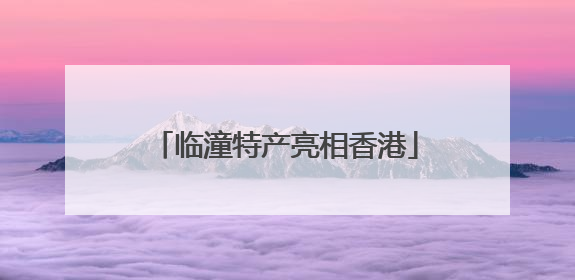 临潼特产亮相香港