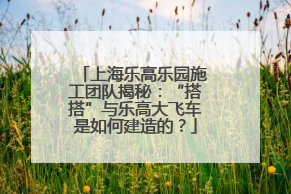 上海乐高乐园施工团队揭秘：“搭搭”与乐高大飞车是如何建造的？