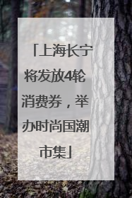 上海长宁将发放4轮消费券，举办时尚国潮市集