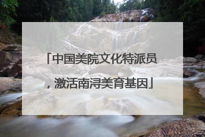 中国美院文化特派员，激活南浔美育基因