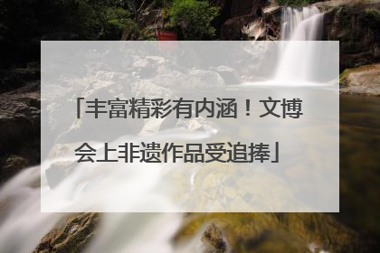 丰富精彩有内涵！文博会上非遗作品受追捧