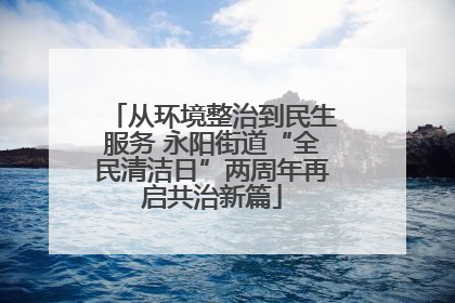 从环境整治到民生服务 永阳街道“全民清洁日”两周年再启共治新篇