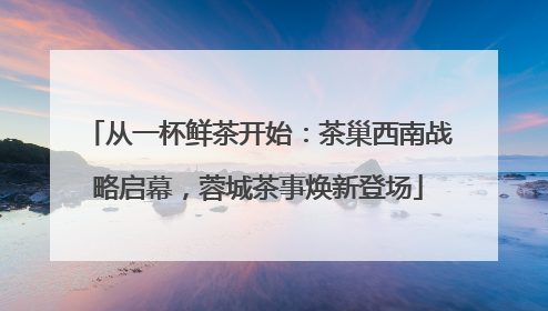 从一杯鲜茶开始：茶巢西南战略启幕，蓉城茶事焕新登场
