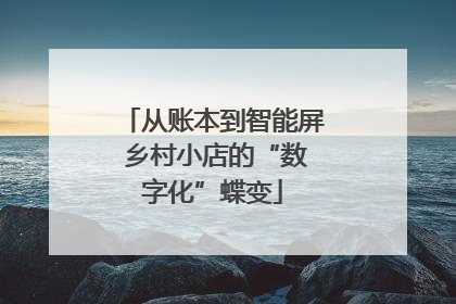 从账本到智能屏 乡村小店的“数字化”蝶变