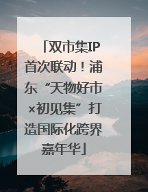 双市集IP首次联动！浦东“天物好市×初见集”打造国际化跨界嘉年华