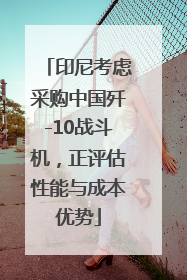 印尼考虑采购中国歼-10战斗机，正评估性能与成本优势