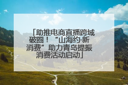 助推电商直播跨域破圈！“山海约·新消费”助力青岛提振消费活动启动