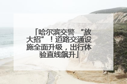 哈尔滨交警 “放大招”！道路交通设施全面升级，出行体验直线飙升