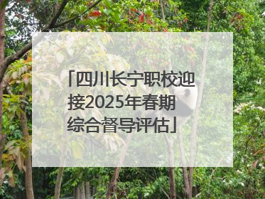 四川长宁职校迎接2025年春期综合督导评估