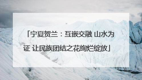 宁夏贺兰：互嵌交融 山水为证 让民族团结之花绚烂绽放