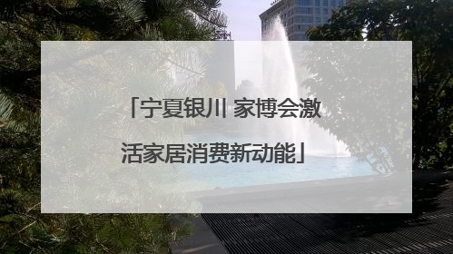 宁夏银川 家博会激活家居消费新动能