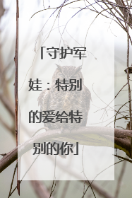 守护军娃：特别的爱给特别的你