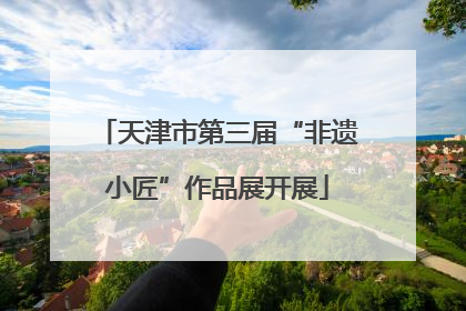 天津市第三届“非遗小匠”作品展开展