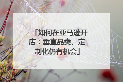 如何在亚马逊开店：垂直品类、定制化仍有机会