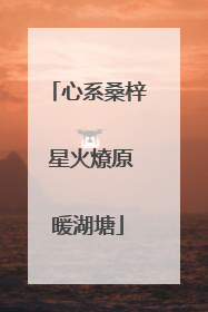 心系桑梓 星火燎原暖湖塘