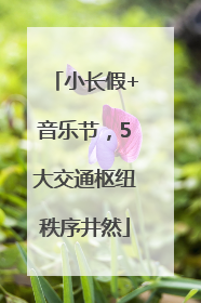 小长假+音乐节，5大交通枢纽秩序井然