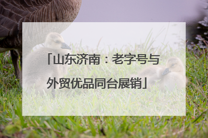 山东济南：老字号与外贸优品同台展销