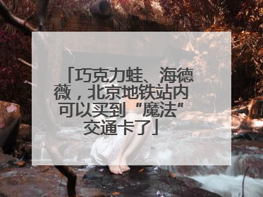 巧克力蛙、海德薇，北京地铁站内可以买到“魔法”交通卡了