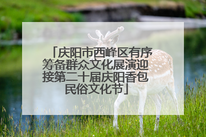 庆阳市西峰区有序筹备群众文化展演迎接第二十届庆阳香包民俗文化节