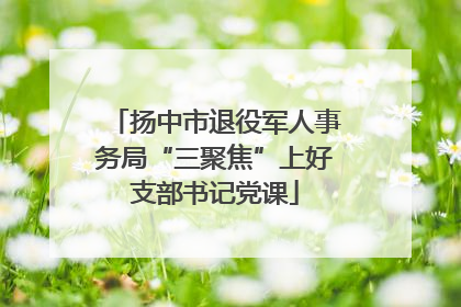 扬中市退役军人事务局“三聚焦”上好支部书记党课