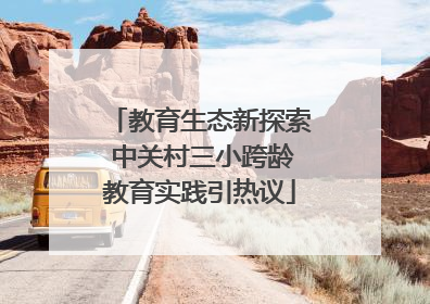 教育生态新探索 中关村三小跨龄教育实践引热议
