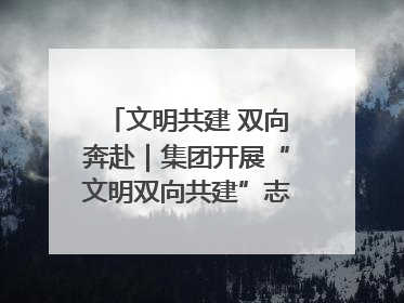 文明共建 双向奔赴｜集团开展“文明双向共建”志愿服务活动