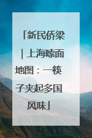 新民侨梁｜上海嗦面地图：一筷子夹起多国风味