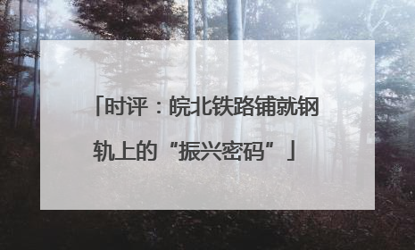 时评：皖北铁路铺就钢轨上的“振兴密码”