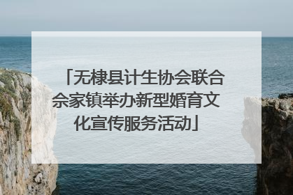 无棣县计生协会联合佘家镇举办新型婚育文化宣传服务活动
