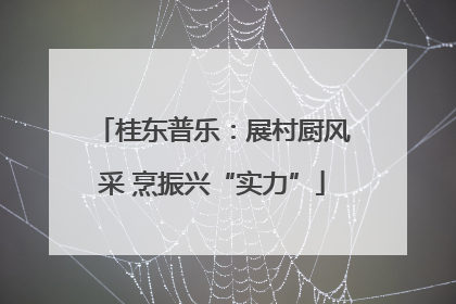 桂东普乐：展村厨风采 烹振兴“实力”