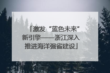 激发“蓝色未来”新引擎——浙江深入推进海洋强省建设