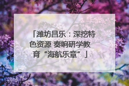 潍坊昌乐：深挖特色资源 奏响研学教育“海航乐章”