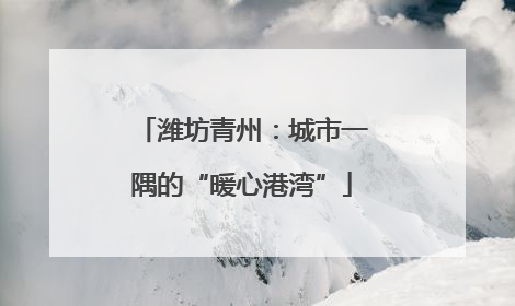 潍坊青州：城市一隅的“暖心港湾”