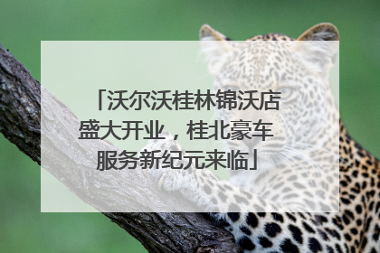 沃尔沃桂林锦沃店盛大开业，桂北豪车服务新纪元来临