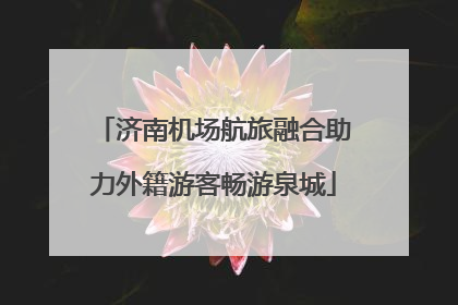 济南机场航旅融合助力外籍游客畅游泉城