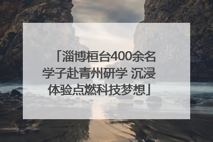 淄博桓台400余名学子赴青州研学 沉浸体验点燃科技梦想